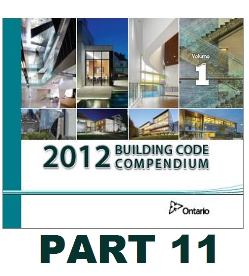 Part 11 Ontario Building Code